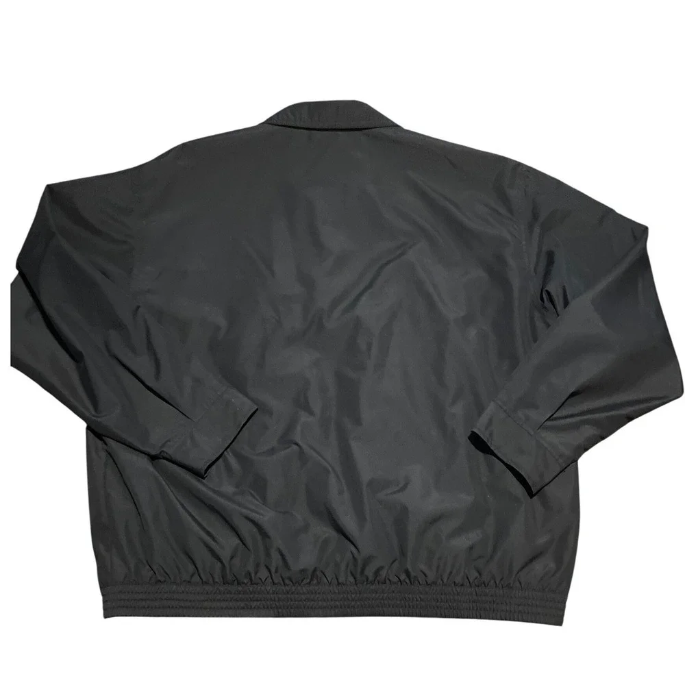 Chaps Men's Bomber Jacket Navy‎ Full Zip Size XXL Lightweight